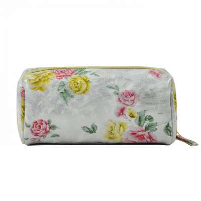 Travel Makeup Bag Small PU Vegan Leather Zipper Cosmetic Pouch Bag Waterproof Toiletry Bag