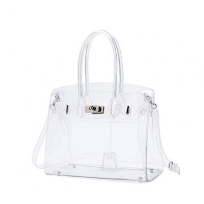 Fashion Clear PVC Handbags Womens See Through Bag PVC Clear Bag Transparent Crossbody Shoulder Bag